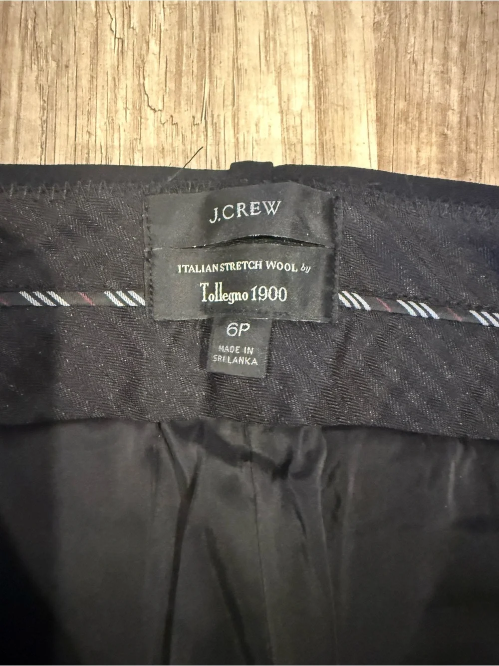 J. Crew Black Straight-Leg Women's Pants